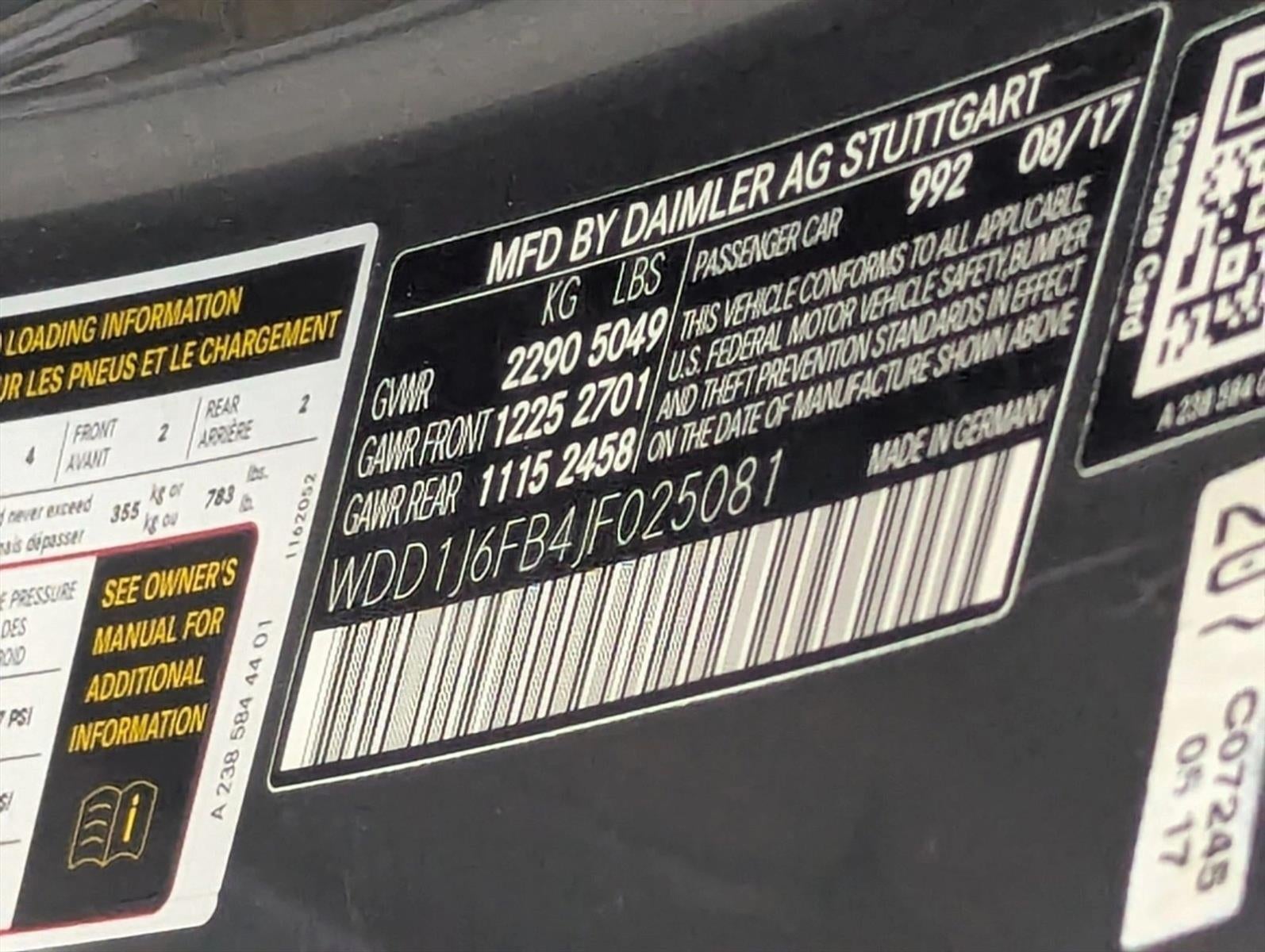 2018 Mercedes-Benz E-Class E 400 RWD Coupe