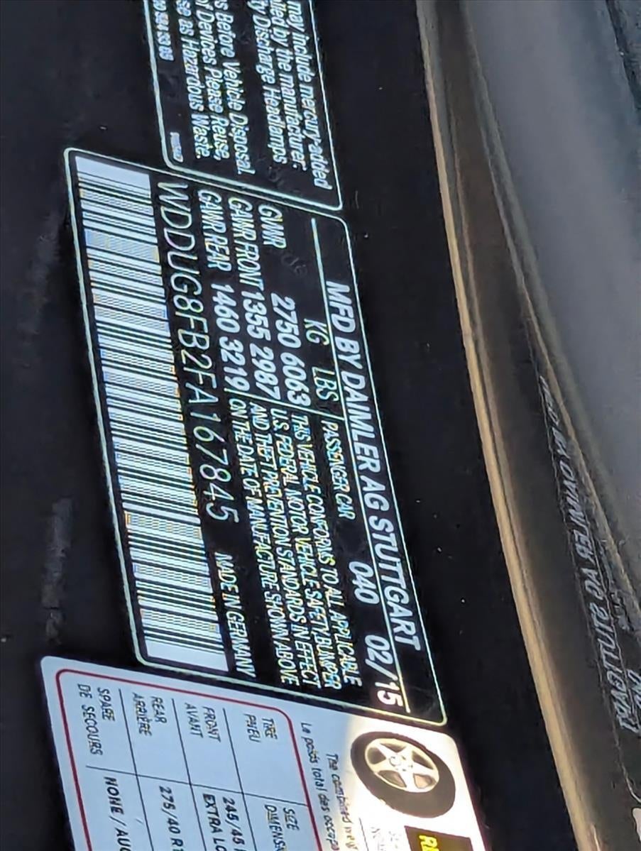 2015 Mercedes-Benz S-Class S 550 4MATIC® Sedan