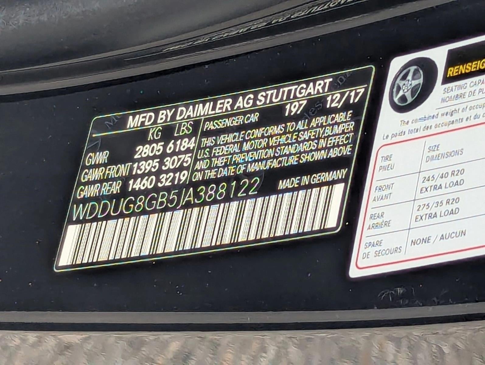 2018 Mercedes-Benz S-Class S 560 4MATIC® Sedan