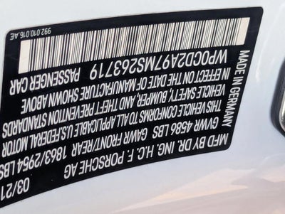 2021 Porsche 911 Turbo S Cabriolet