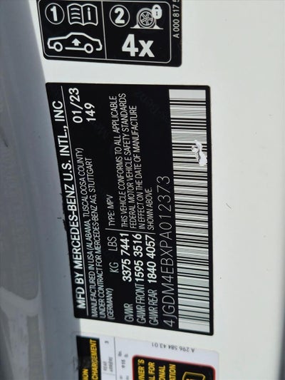 2023 Mercedes-Benz EQS EQS 580 4MATIC® SUV
