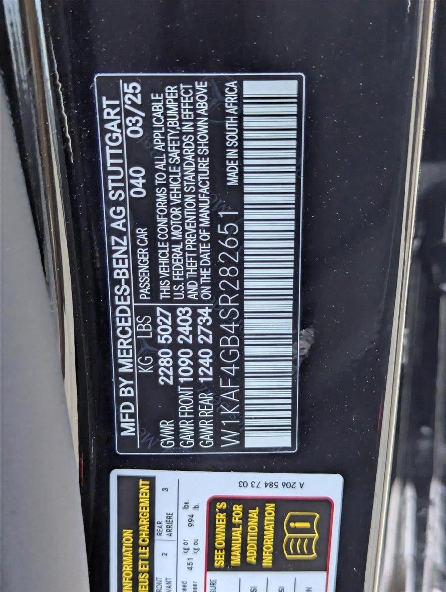 2025 Mercedes-Benz C-Class C 300 Sedan