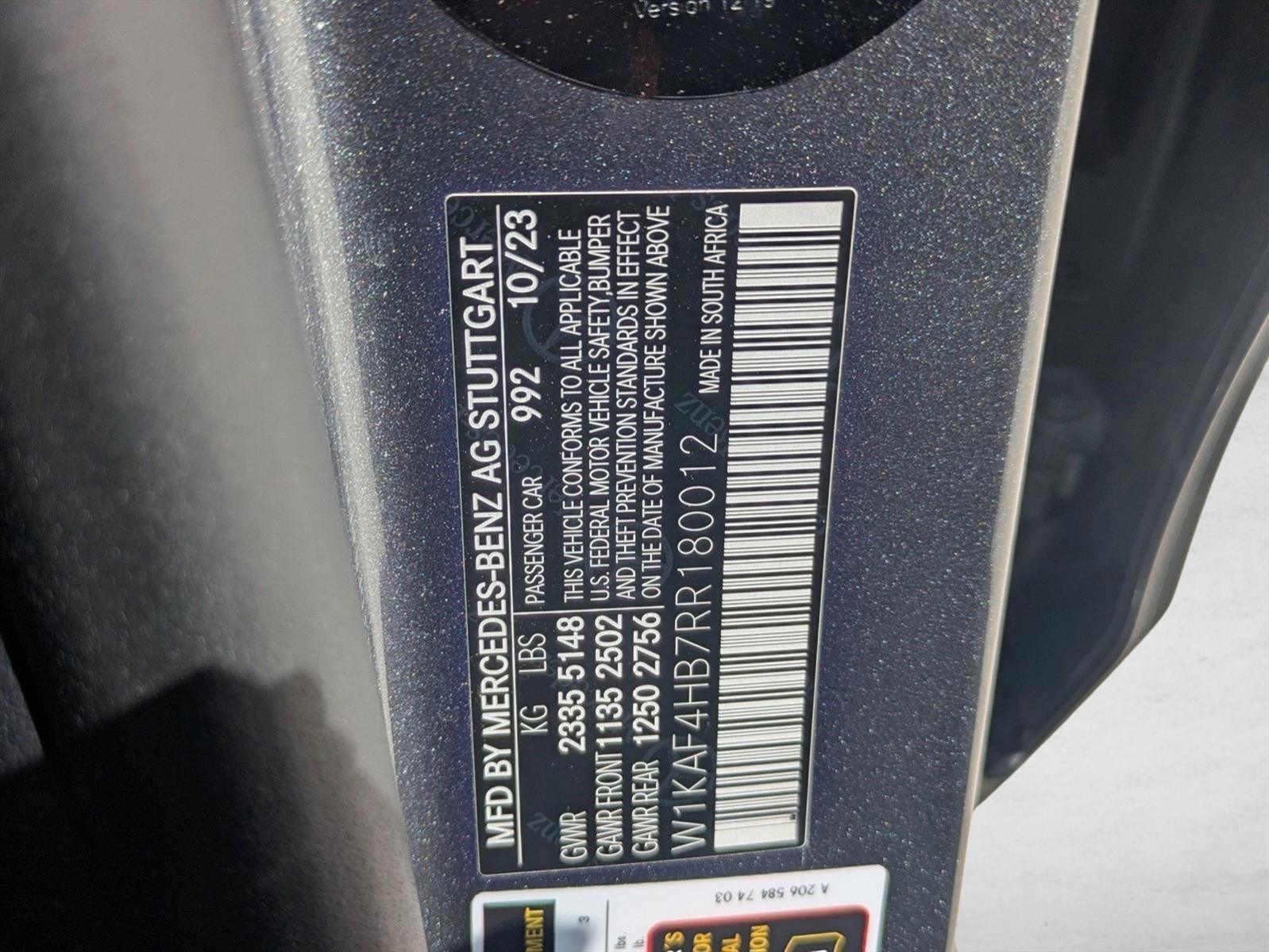 2024 Mercedes-Benz C-Class C 300 4MATIC® Sedan