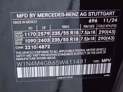 2025 Mercedes-Benz GLB GLB 250 SUV