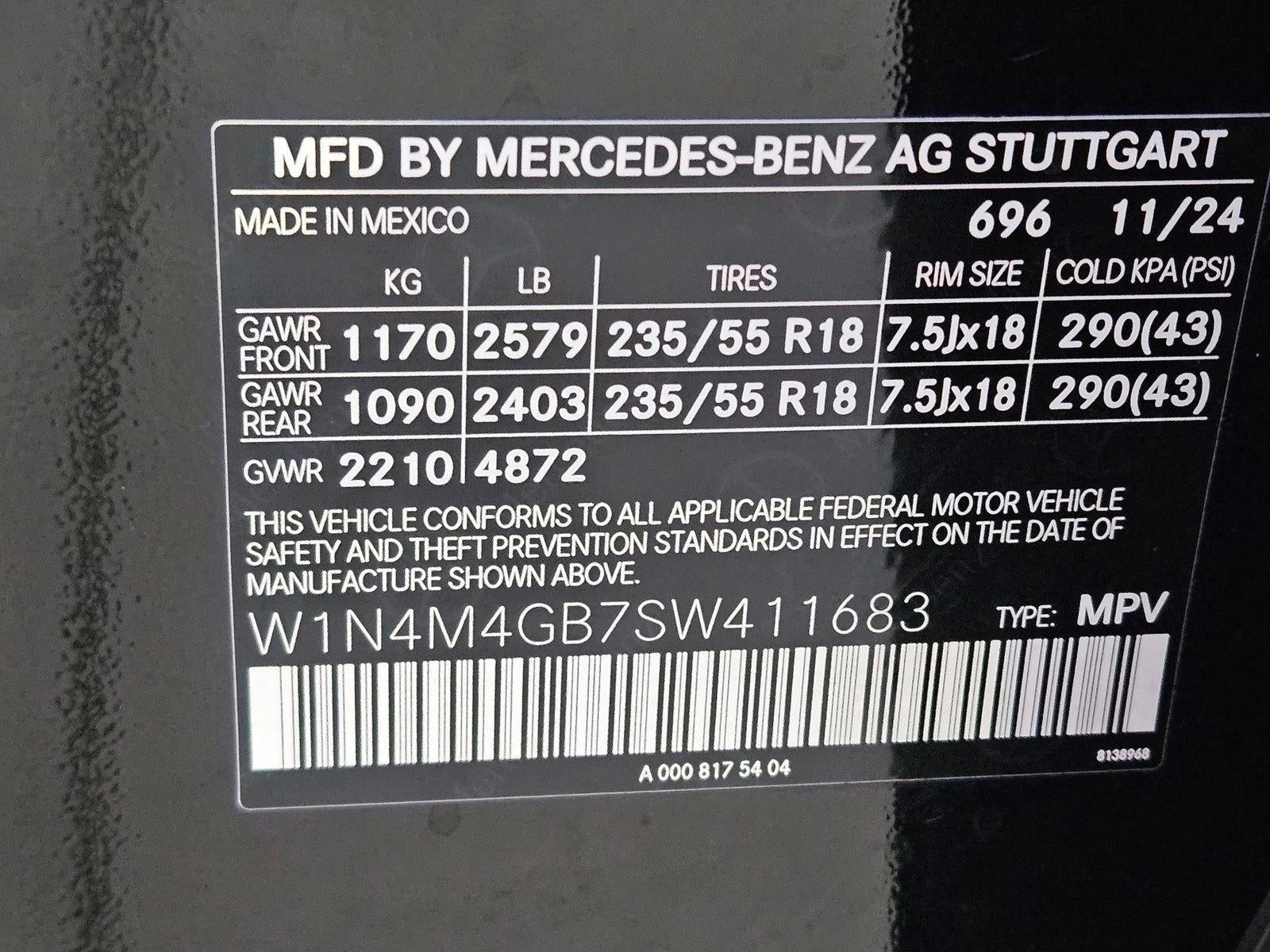 2025 Mercedes-Benz GLB GLB 250 SUV