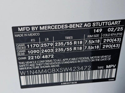 2025 Mercedes-Benz GLB GLB 250 SUV