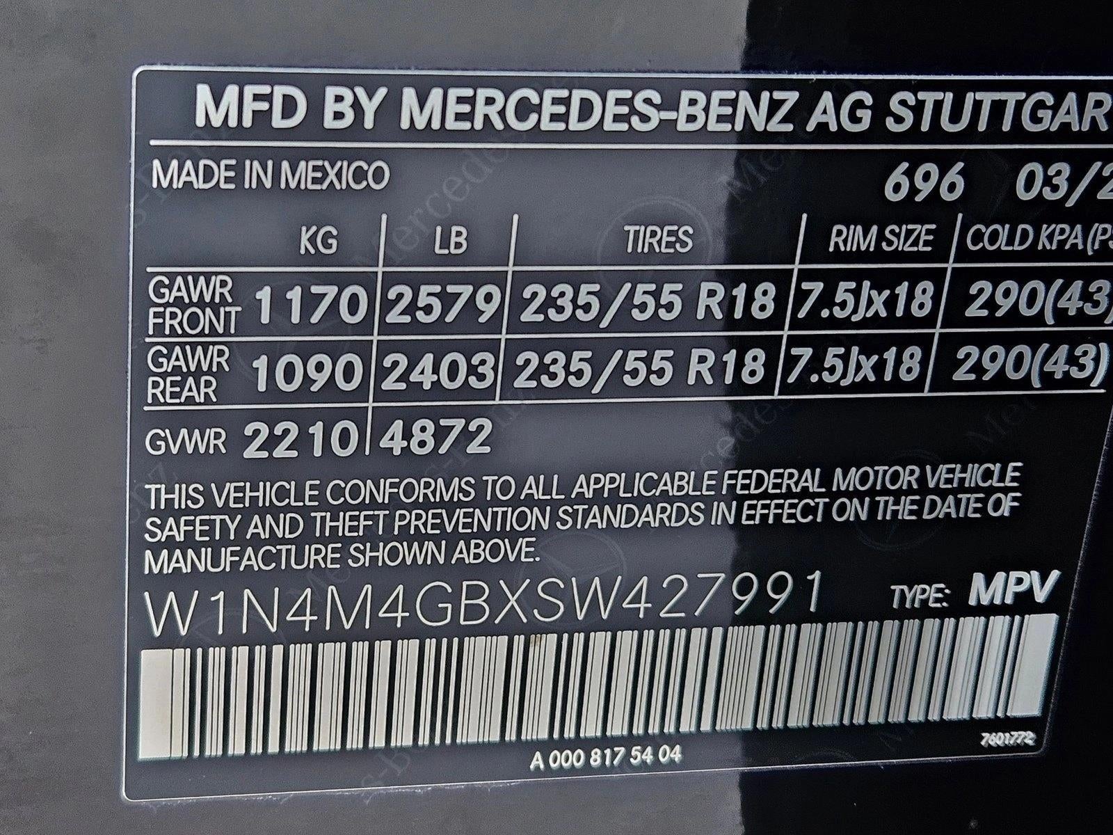 2025 Mercedes-Benz GLB GLB 250 SUV