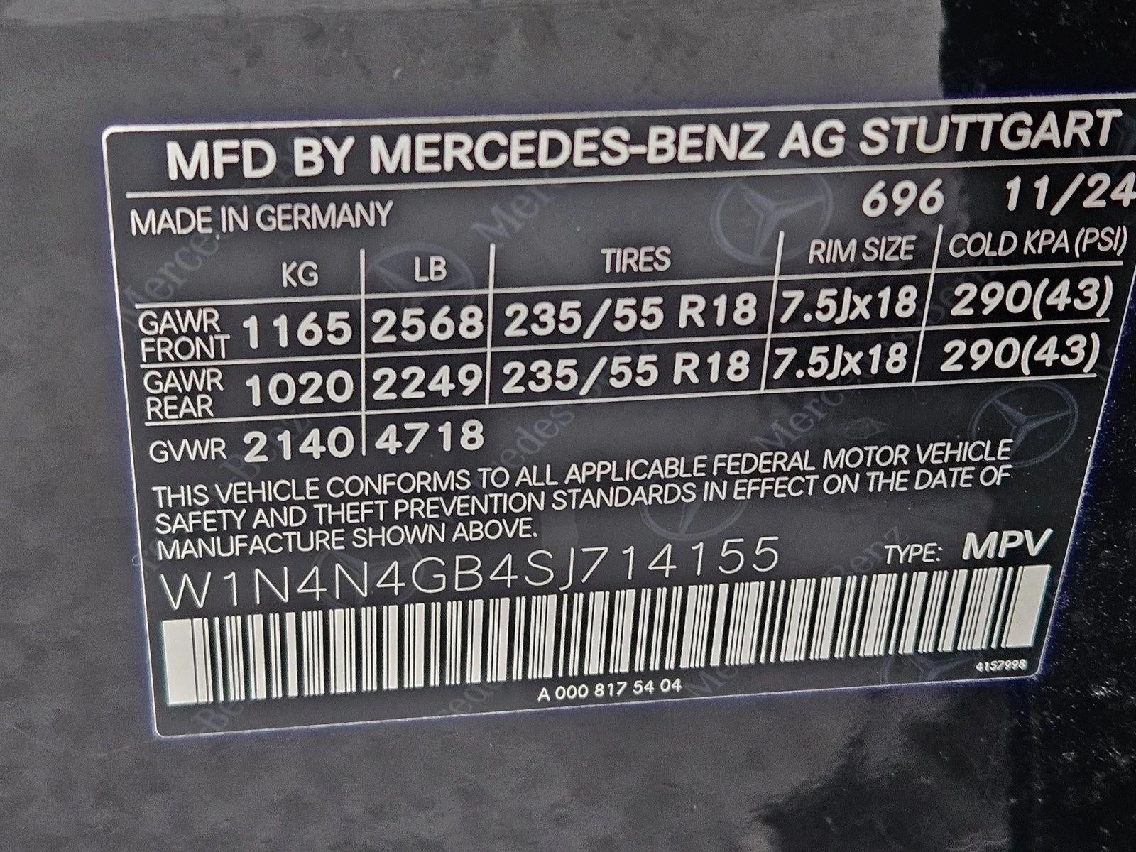 2025 Mercedes-Benz GLA GLA 250 SUV