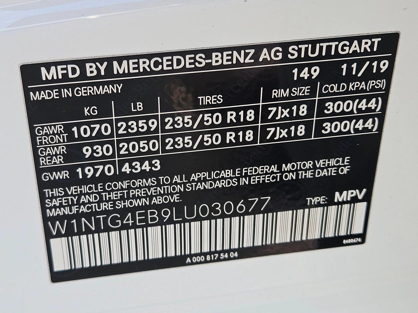 2020 Mercedes-Benz GLA GLA 250 SUV