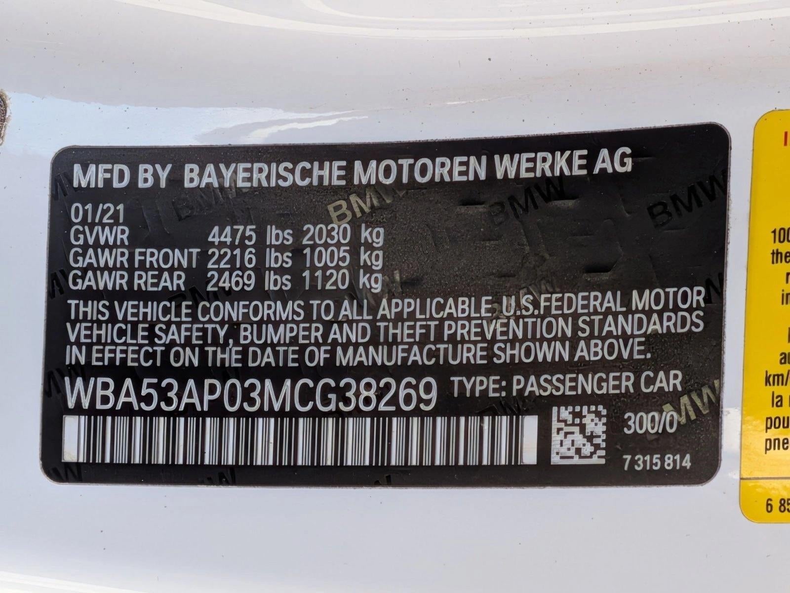 2021 BMW 430i Coupe