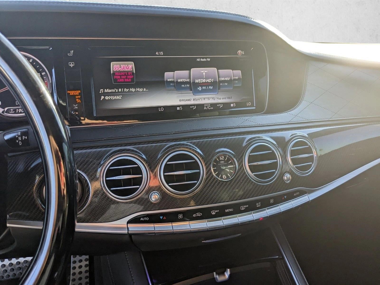 2015 Mercedes-Benz S-Class S 63 AMG® 4MATIC® Sedan