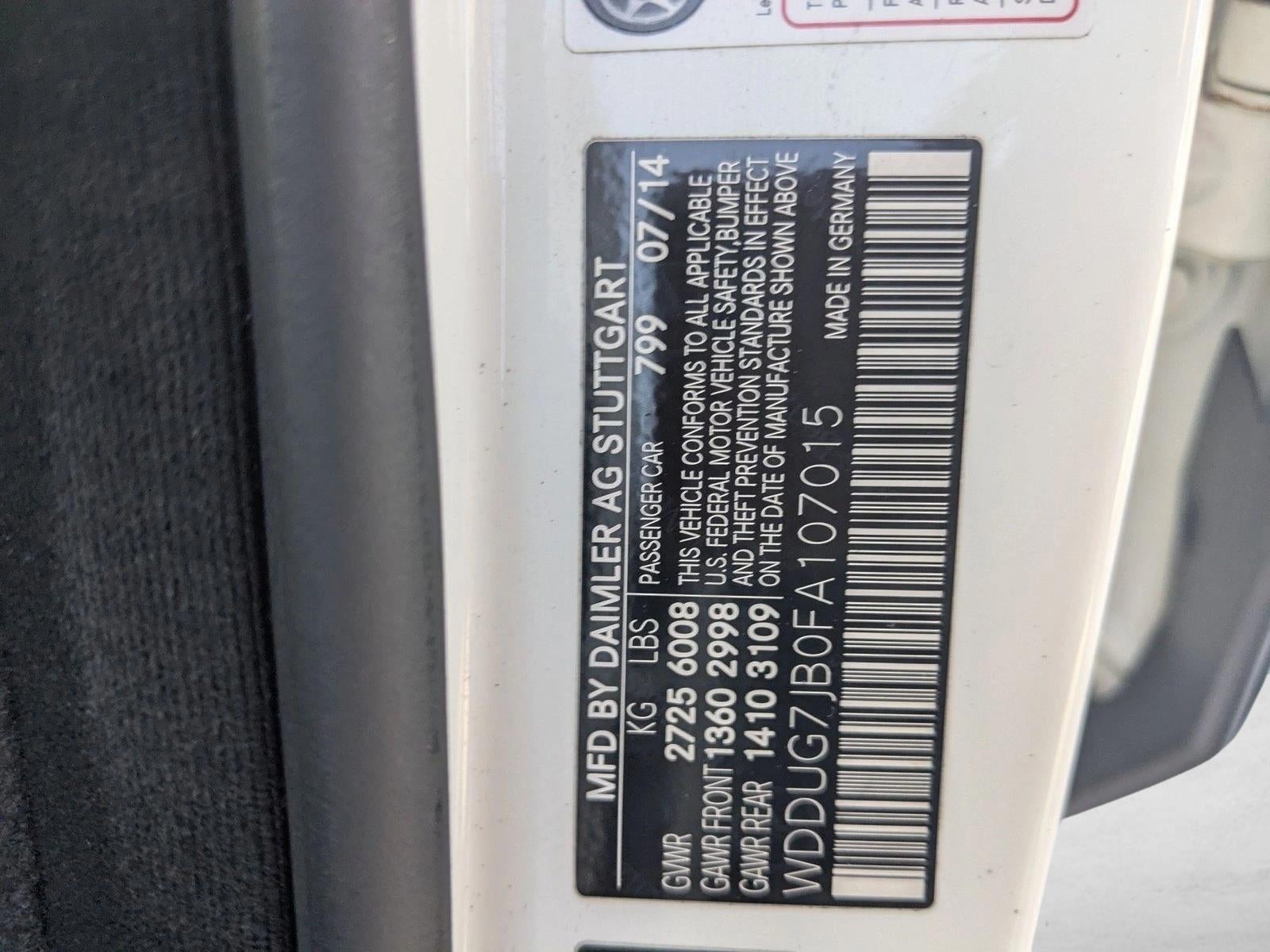 2015 Mercedes-Benz S-Class S 63 AMG® 4MATIC® Sedan