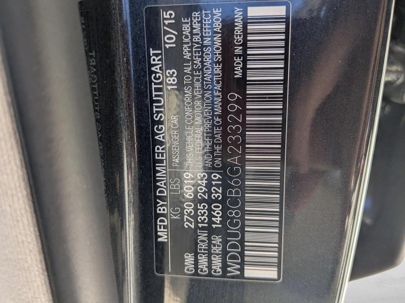 2016 Mercedes-Benz S-Class S 550 Sedan