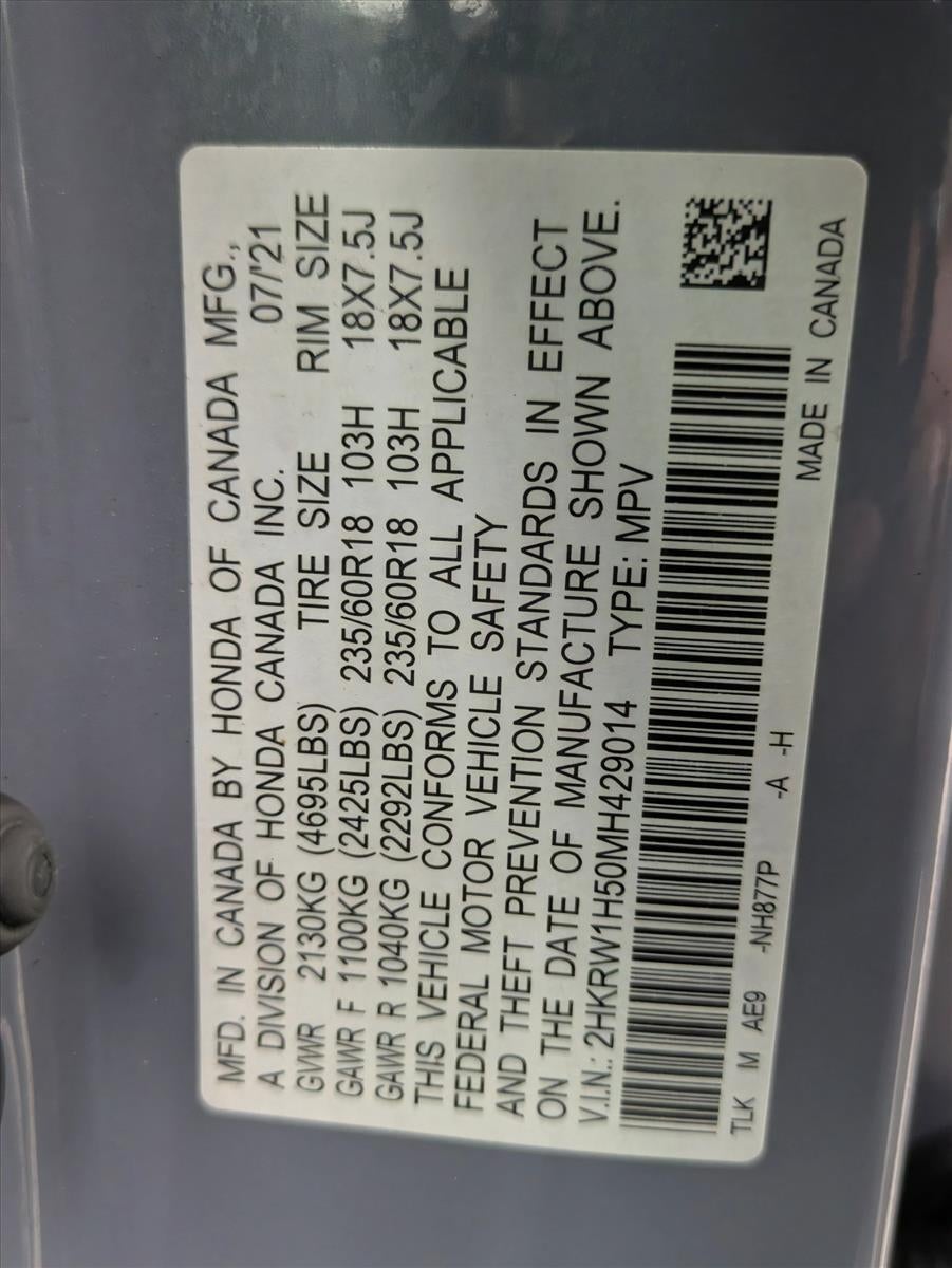 2021 Honda CR-V EX 2WD