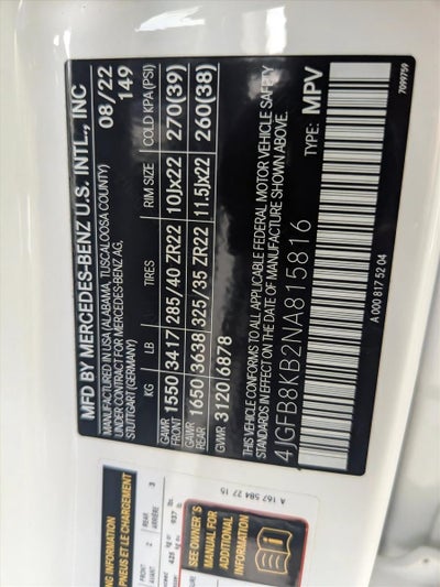 2022 Mercedes-Benz GLE AMG® GLE 63 S 4MATIC® SUV