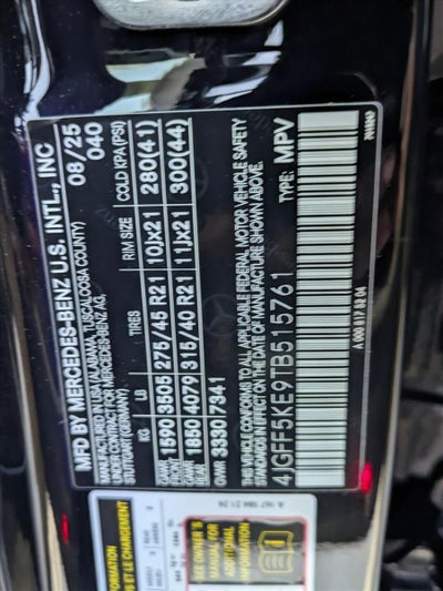 2026 Mercedes-Benz GLS GLS 450 4MATIC® SUV