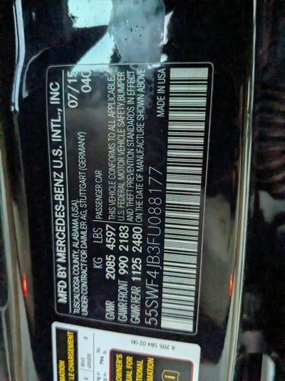 2015 Mercedes-Benz C-Class C 300 Luxury Sedan