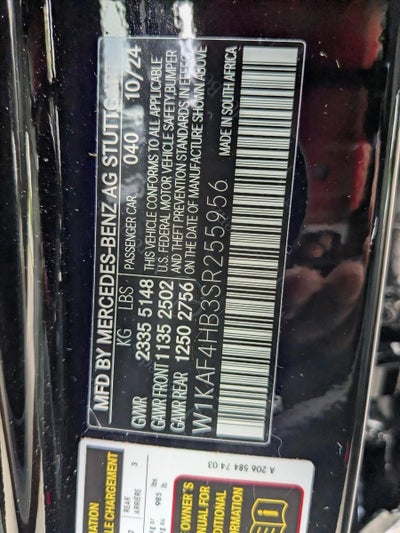 2025 Mercedes-Benz C-Class C 300 4MATIC® Sedan