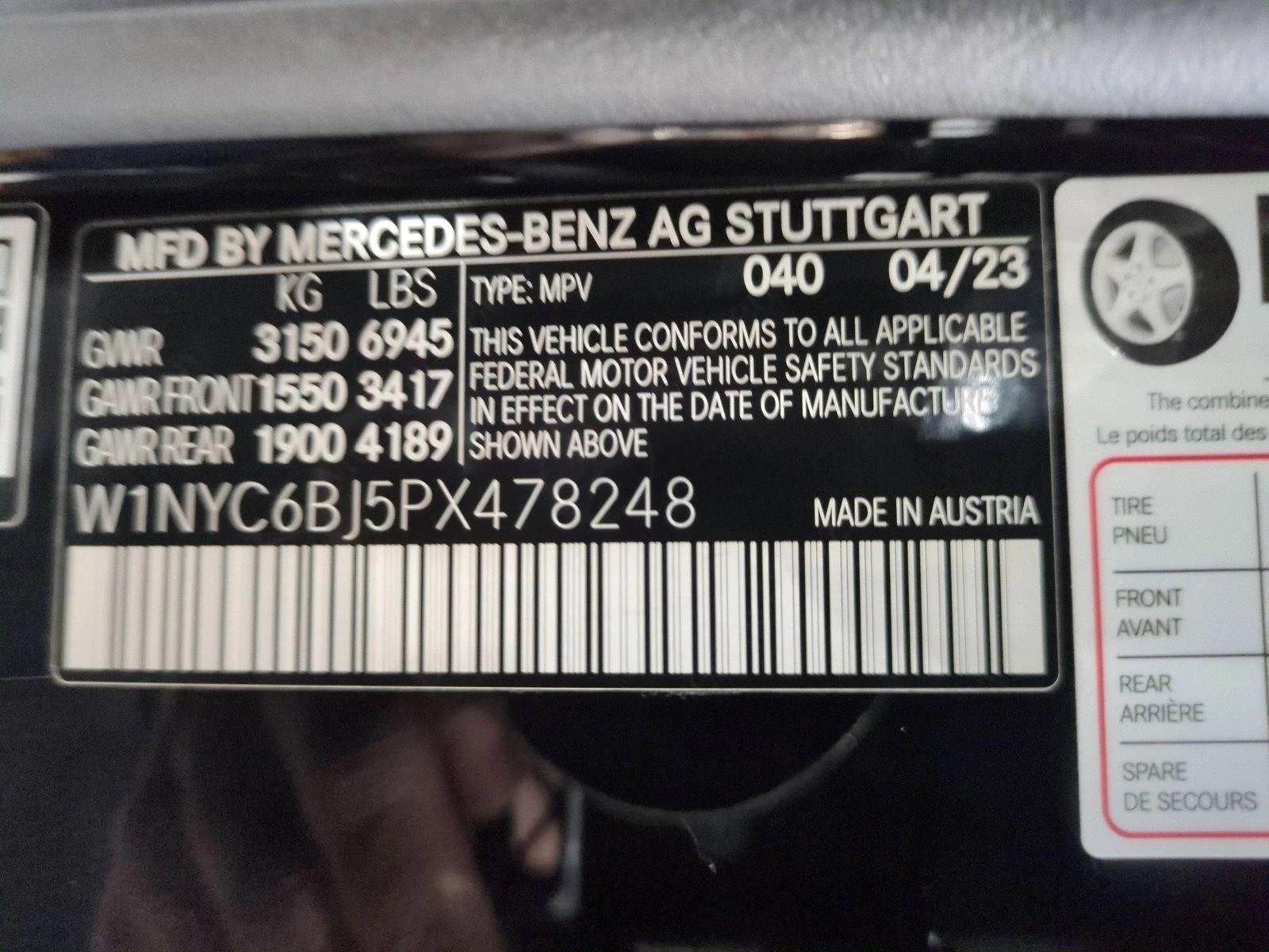 2023 Mercedes-Benz G-Class G 550 4MATIC® SUV