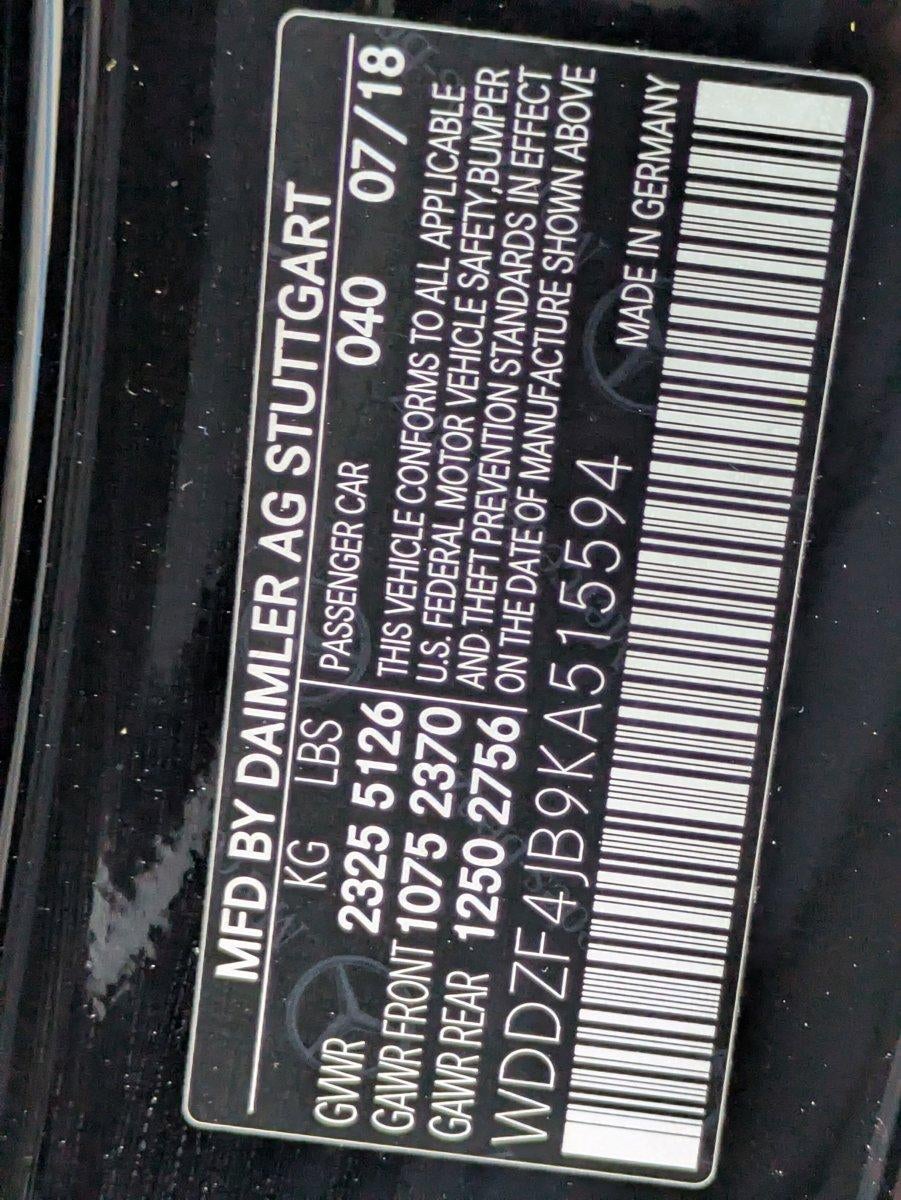 2019 Mercedes-Benz E-Class E 300 RWD Sedan