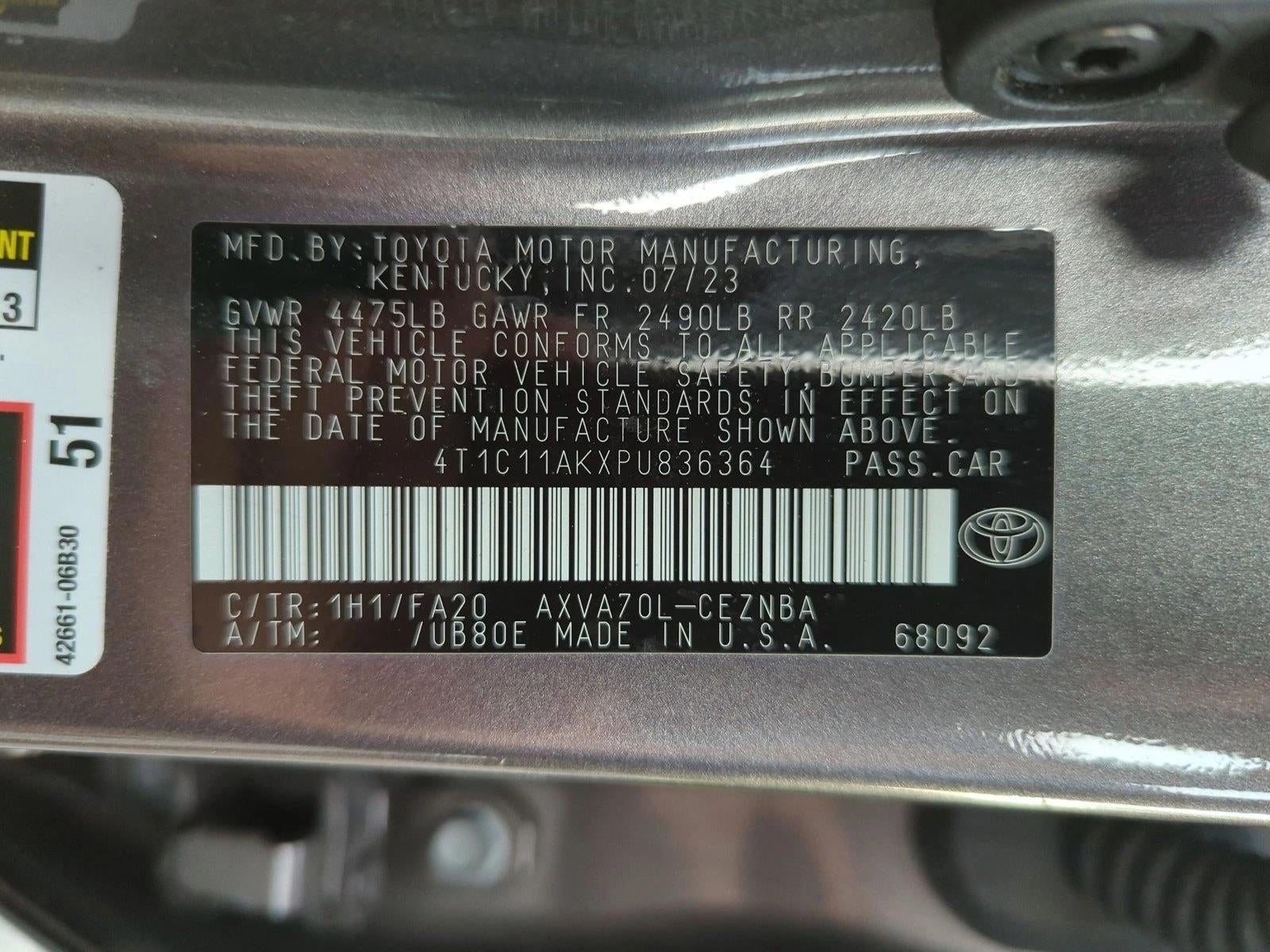 2023 Toyota Camry LE Auto (SE)