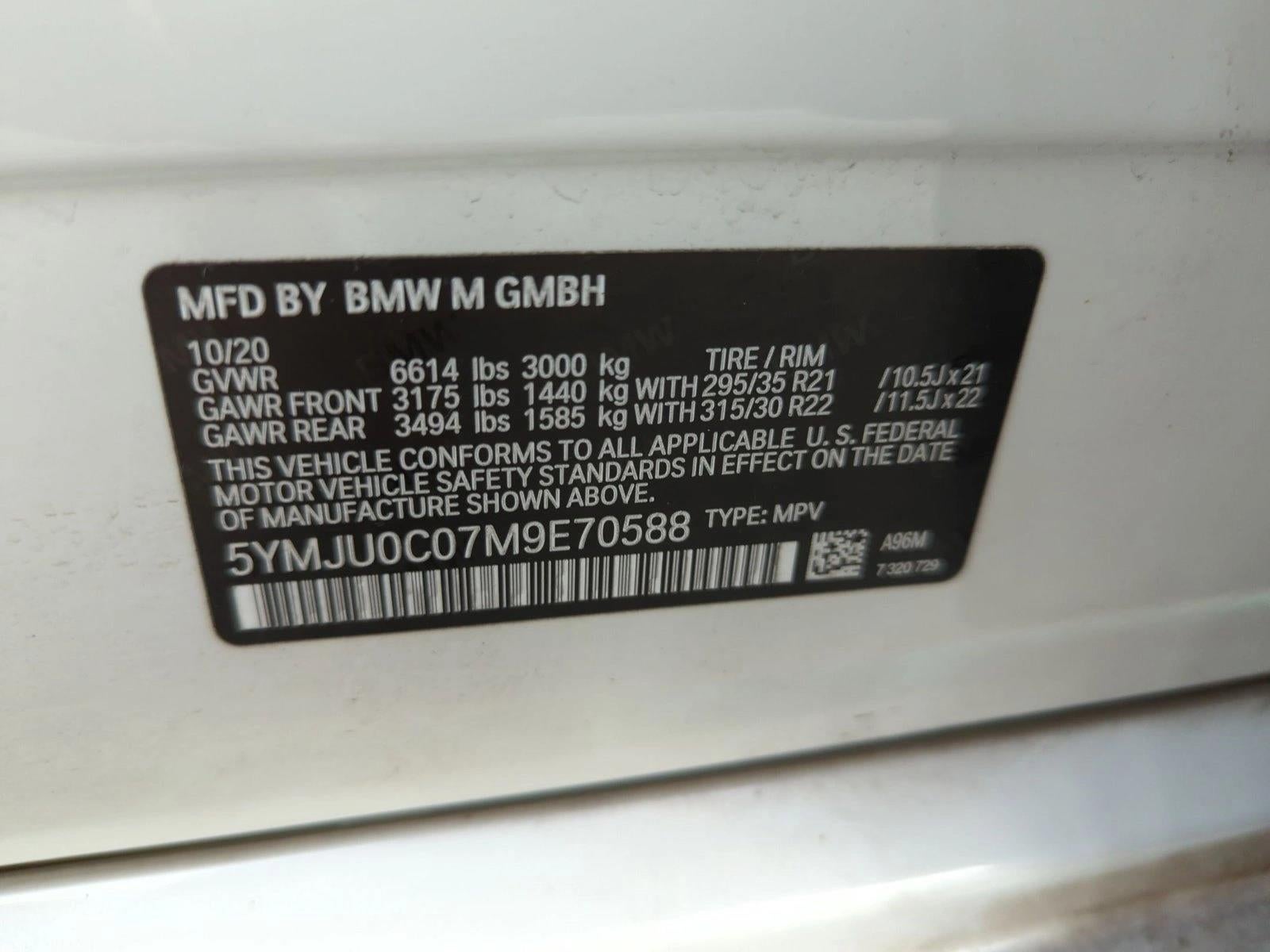 2021 BMW X5 M X5 M Sports Activity Vehicle