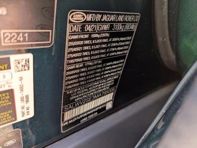 2021 Land Rover Range Rover Sport V8 Supercharged Autobiography