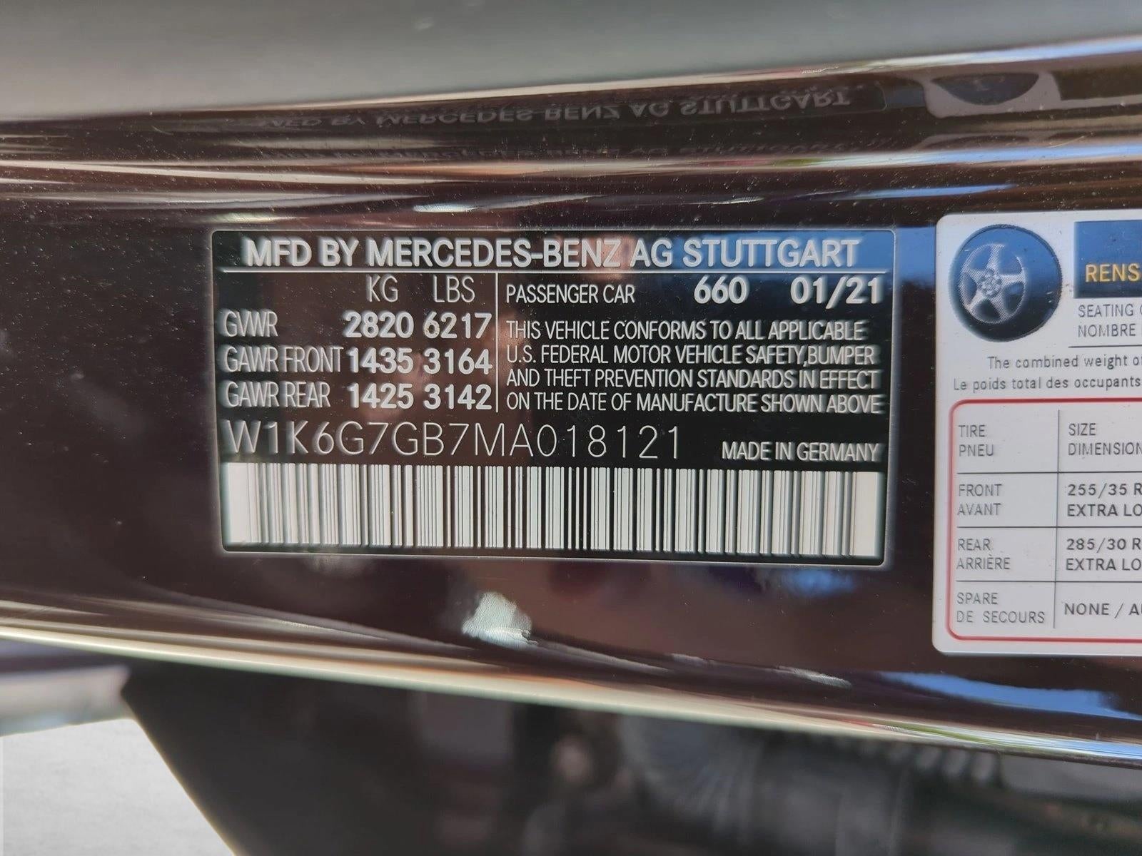 2021 Mercedes-Benz S-Class S 580 4MATIC® Sedan