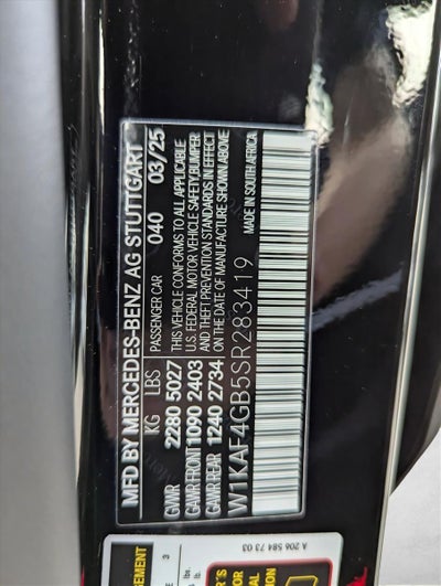 2025 Mercedes-Benz C-Class C 300 Sedan