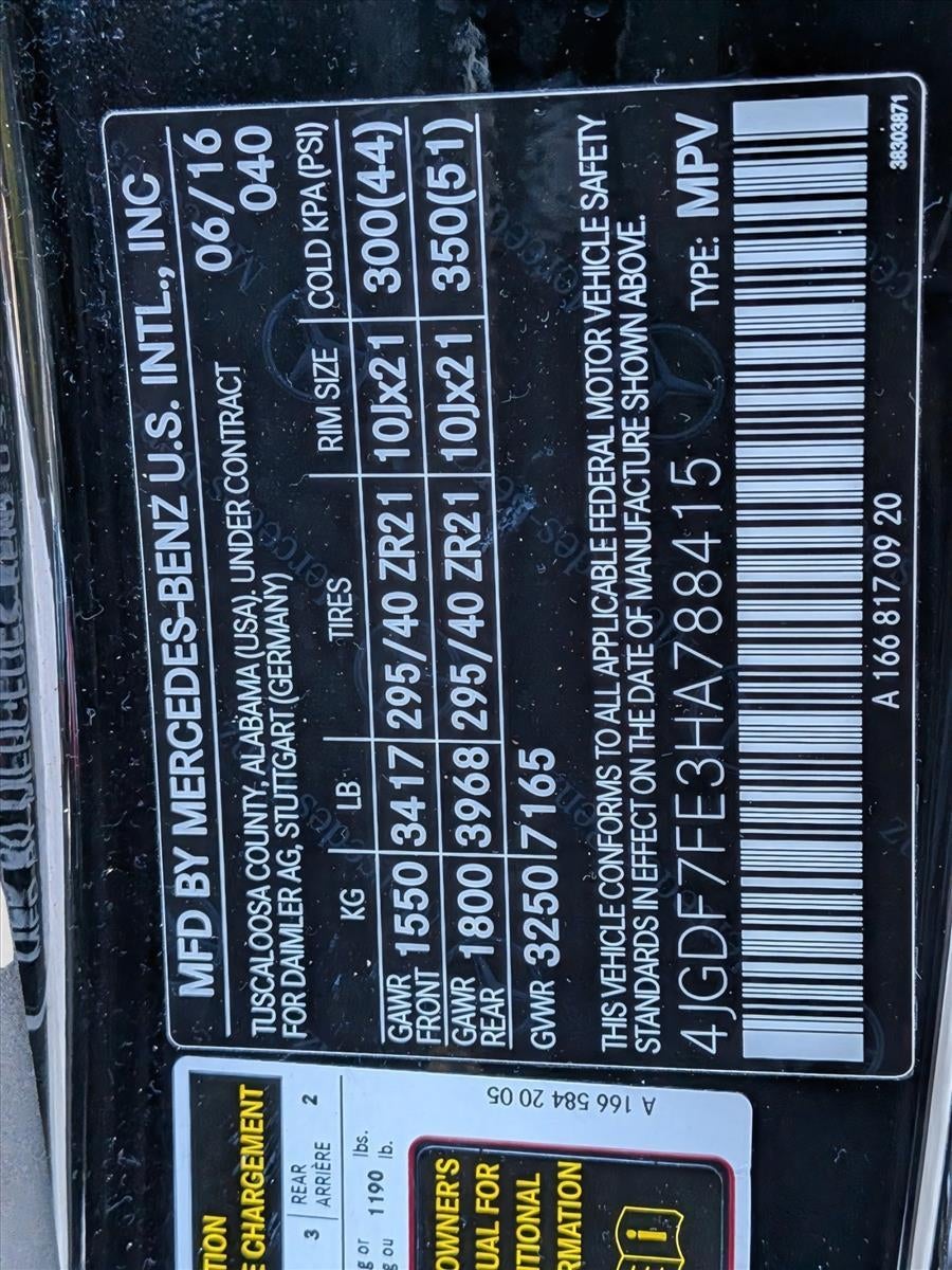 2017 Mercedes-Benz GLS AMG® GLS 63 4MATIC® SUV