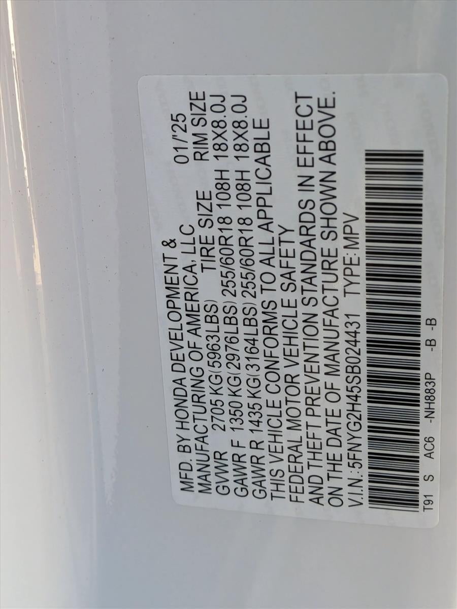 2025 Honda Pilot EX-L 2WD