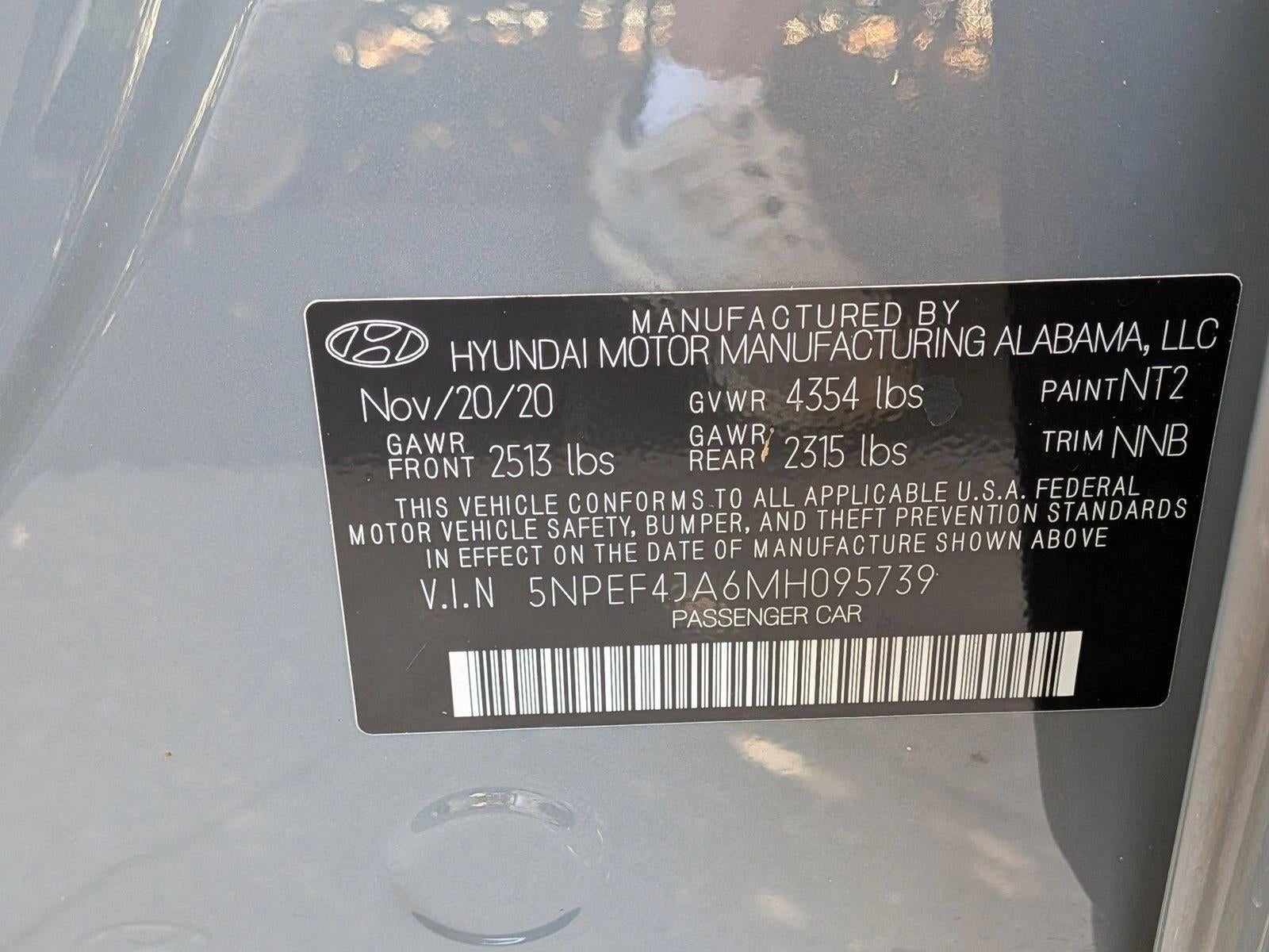 2021 Hyundai SONATA SEL 2.5L