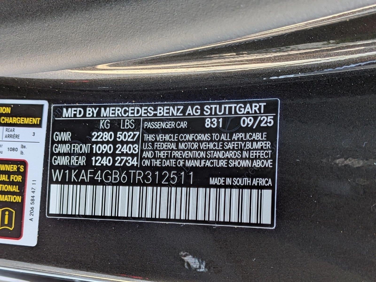 2026 Mercedes-Benz C-Class C 300 Sedan
