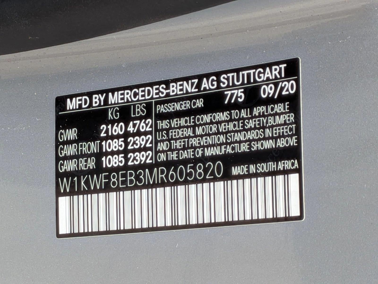 2021 Mercedes-Benz C-Class C 300 4MATIC® Sedan