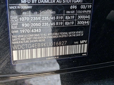 2019 Mercedes-Benz GLA GLA 250 SUV