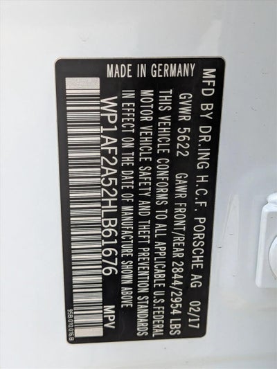 2017 Porsche Macan Turbo AWD