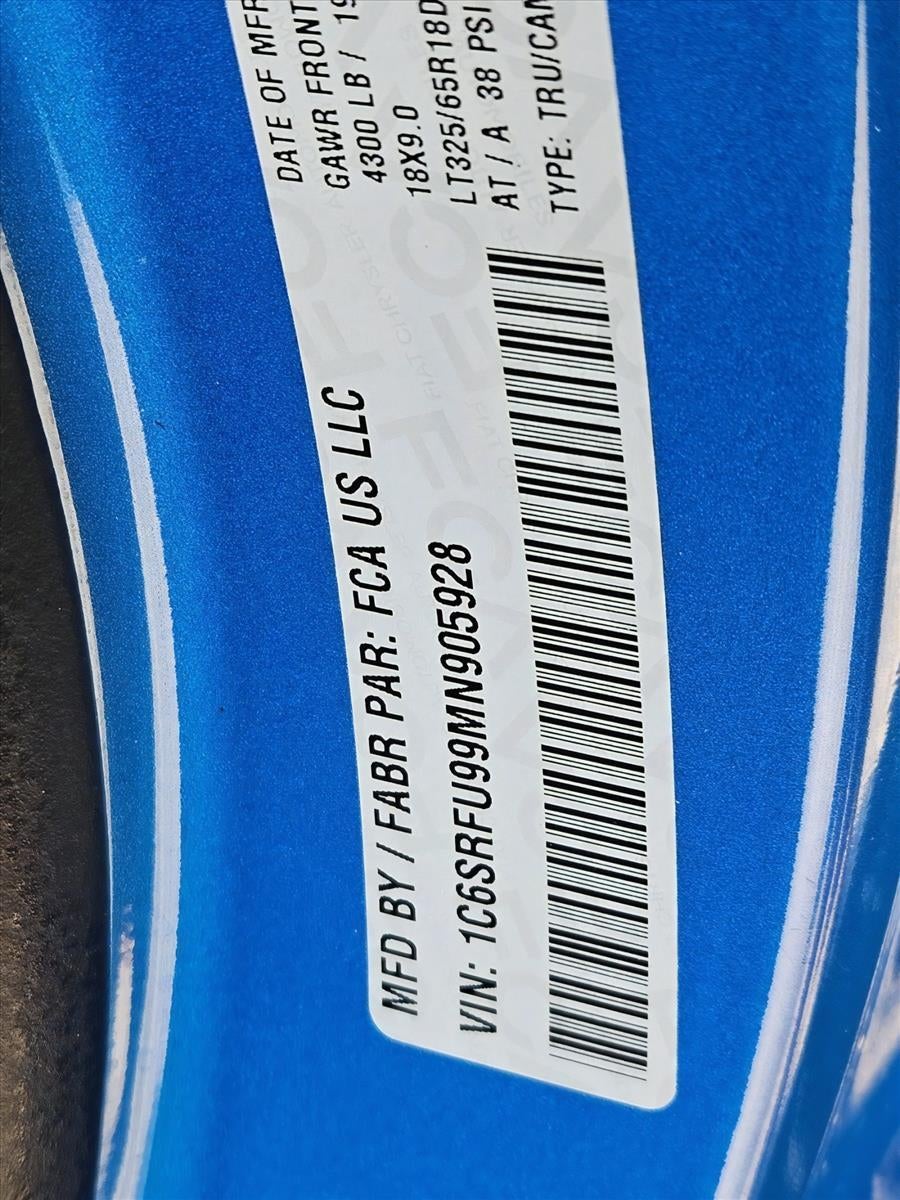 2021 RAM 1500 TRX 4x4 Crew Cab 5'7" Box