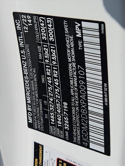 2023 Mercedes-Benz EQS EQS 450+ SUV