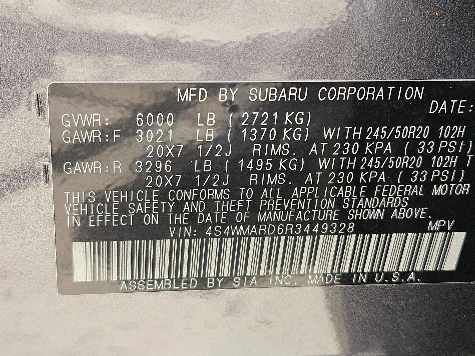 2024 Subaru Ascent Limited 8-Passenger