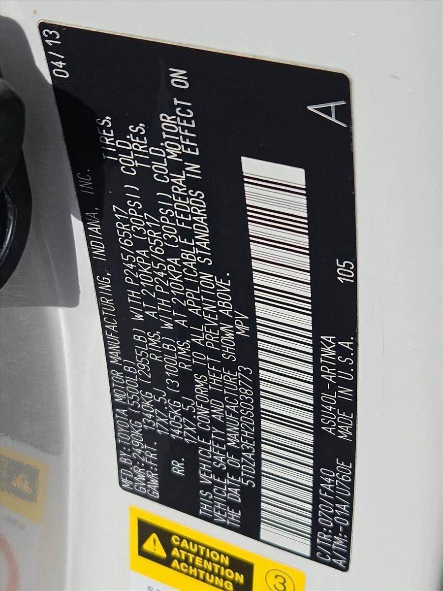 2013 Toyota Highlander FWD 4dr I4 Plus (Natl)