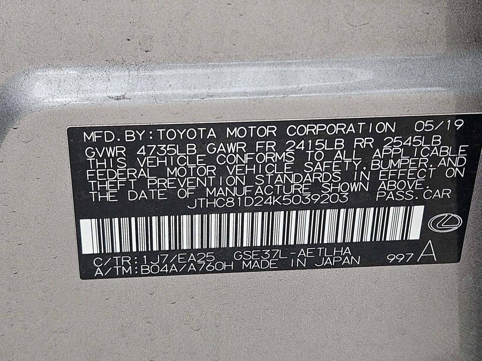 2019 Lexus IS 300 F Sport AWD