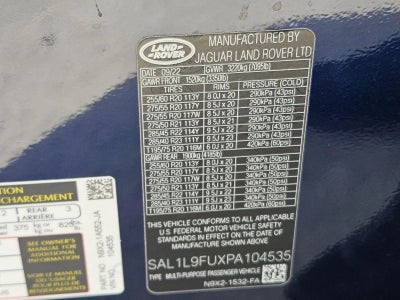 2023 Land Rover Range Rover Sport P400 SE Dynamic