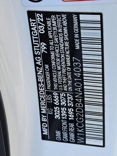 2022 Mercedes-Benz EQS EQS 450+ Sedan