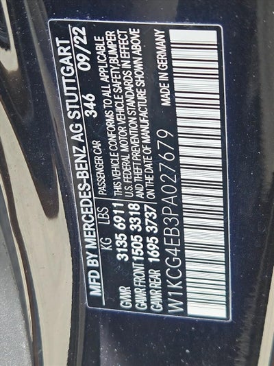 2023 Mercedes-Benz EQS EQS 580 4MATIC® Sedan