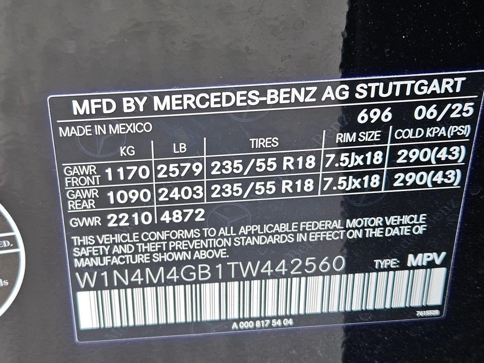 2026 Mercedes-Benz GLB GLB 250 SUV