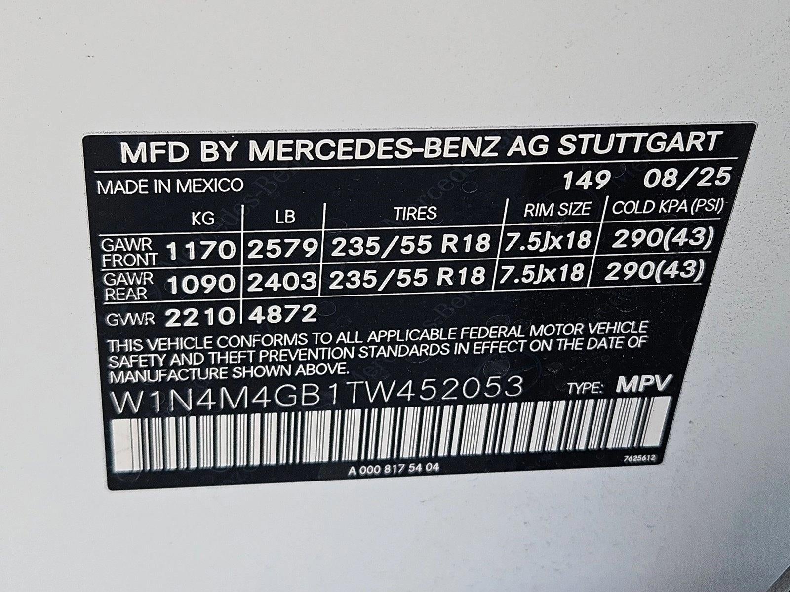2026 Mercedes-Benz GLB GLB 250 SUV