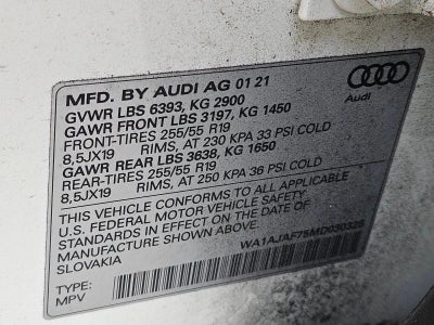 2021 Audi Q7 Premium 45 TFSI quattro