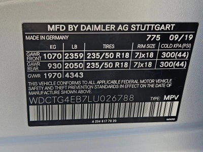 2020 Mercedes-Benz GLA GLA 250 SUV