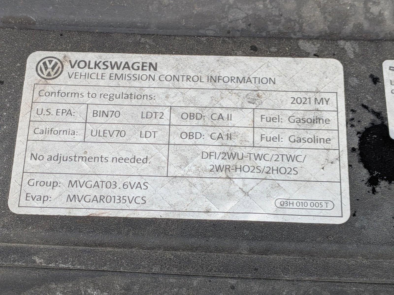 2021 Volkswagen Atlas 2021.5 3.6L V6 SEL R-Line FWD