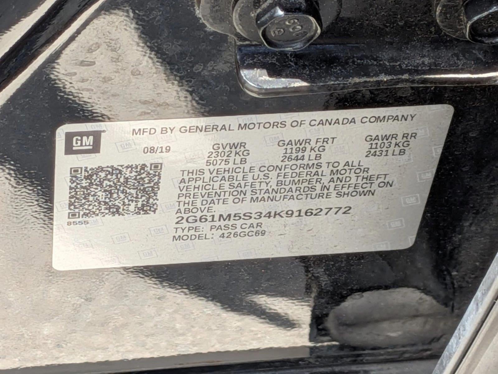 2019 Cadillac XTS 3.6L V6 FWD Luxury